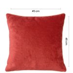 Duetto Kiremit Rengi Dekoratif Dolgulu Kırlent 45 x 45 cm
